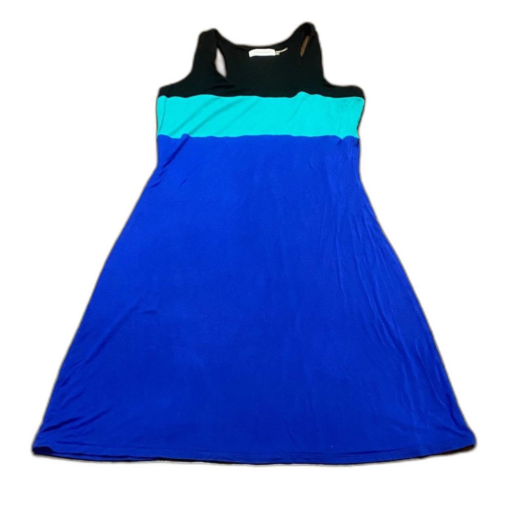 Calvin Klein Colorblock Tank Dress Sleeveless